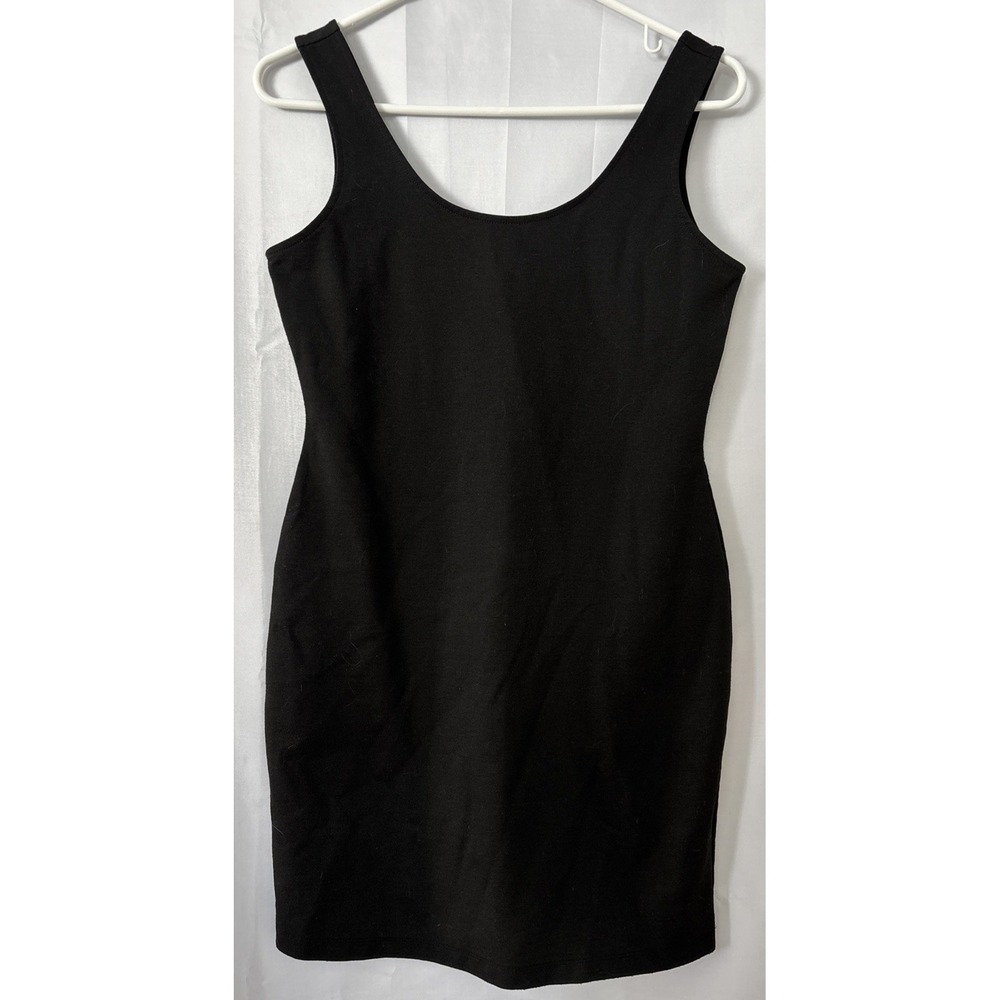 Women's Black Sleeveless Mini Dress M Sheath Bodycon BCBGeneration Poly/rayon